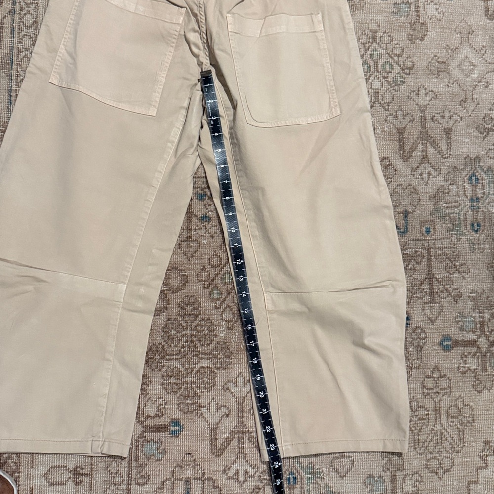 Nili Lotan Cotton Shon Pant in Rock Khaki - Picture 8 of 12